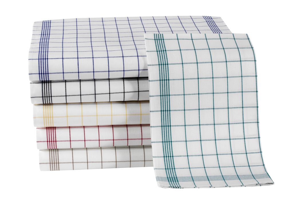 Halbleinen Karo linge de cuisine