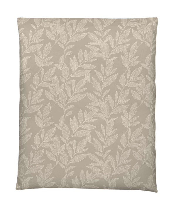 Flanell Bettwäsche Bosco taupe Allover – Bild 3