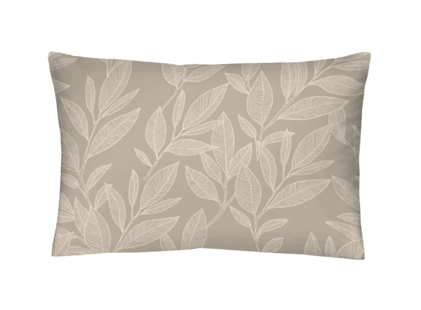 Flanell Bettwäsche Bosco taupe Allover – Bild 2