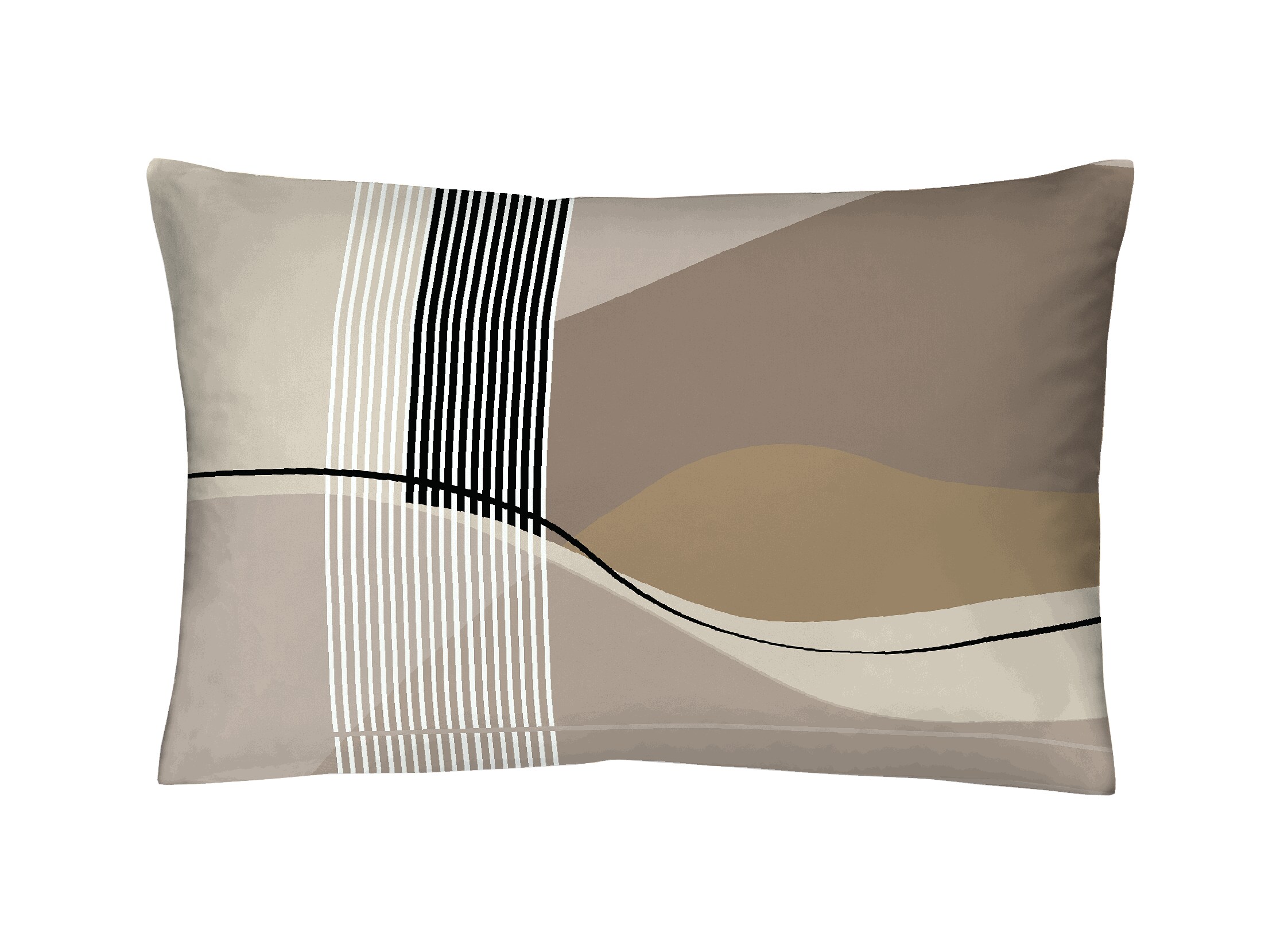 Satin Bettwäsche Hellia, abgepasste Kissen – Bild 2