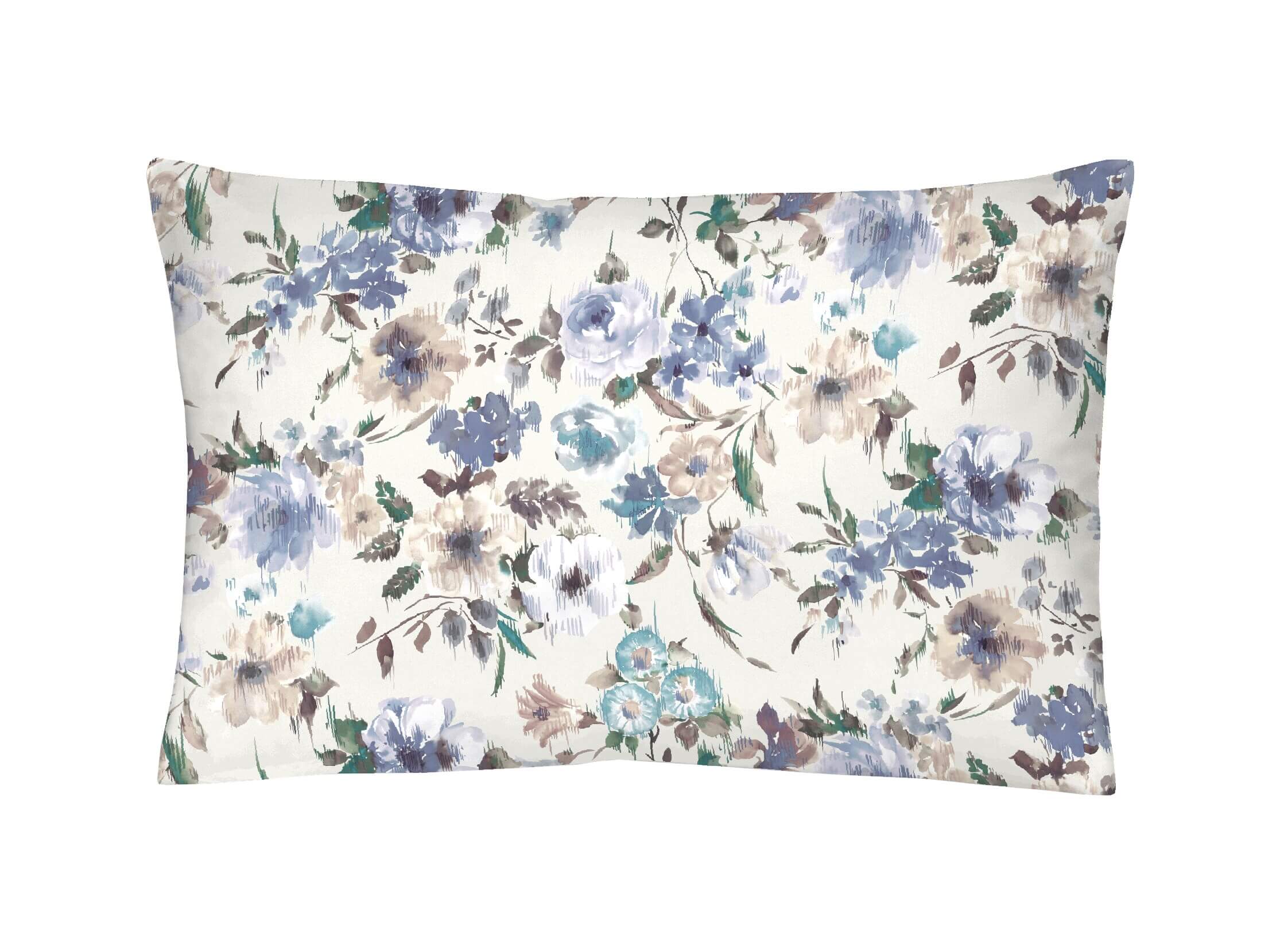 Satin Bettwäsche Aqua Flora, Wende – Bild 2