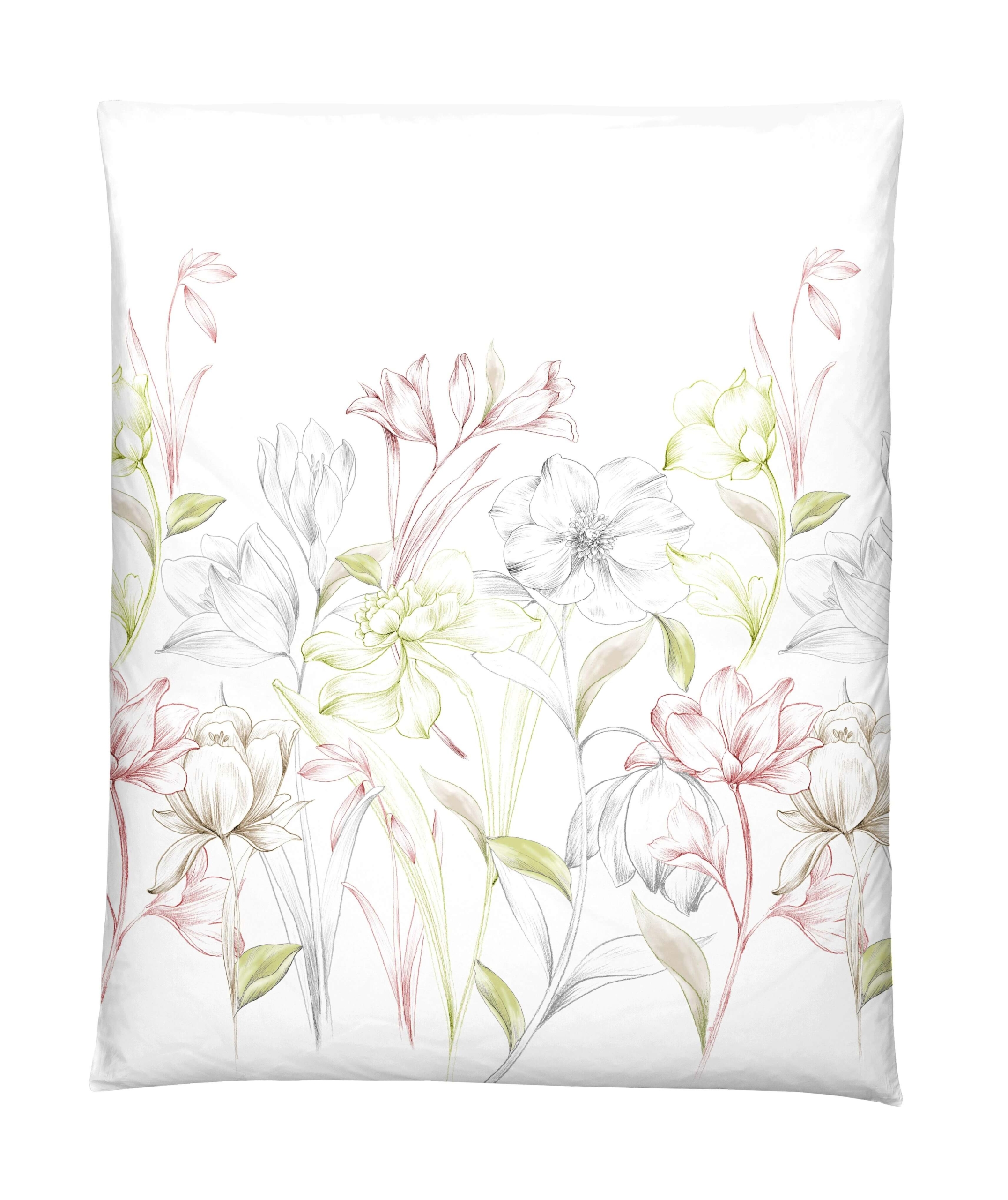 Satin Bettwäsche Jardin, Lyocell TC200, reaktiv Druck – Bild 3