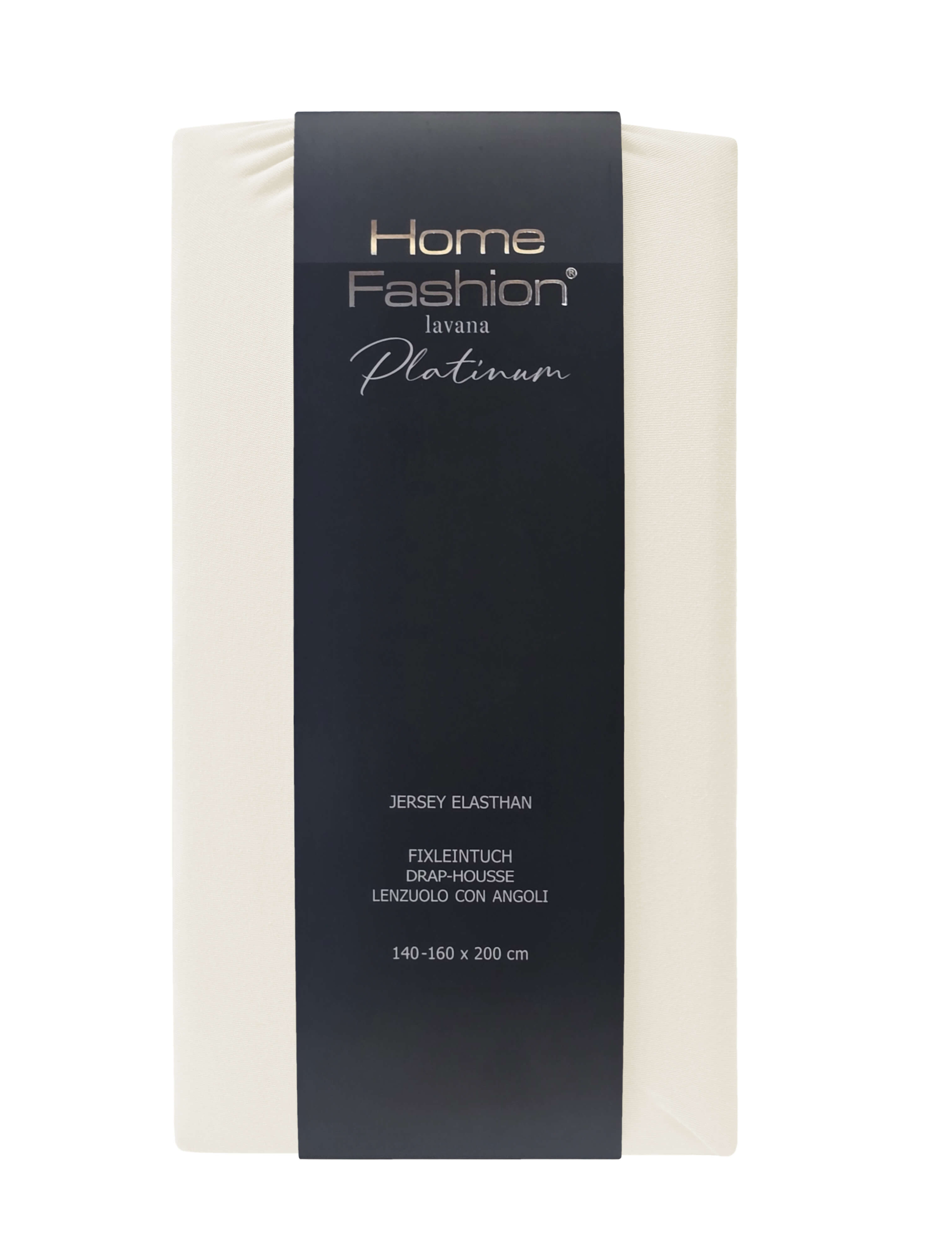 GOTS-Fixleintuch Home Fashion Platinum, Jersey Elasthan – Bild 42